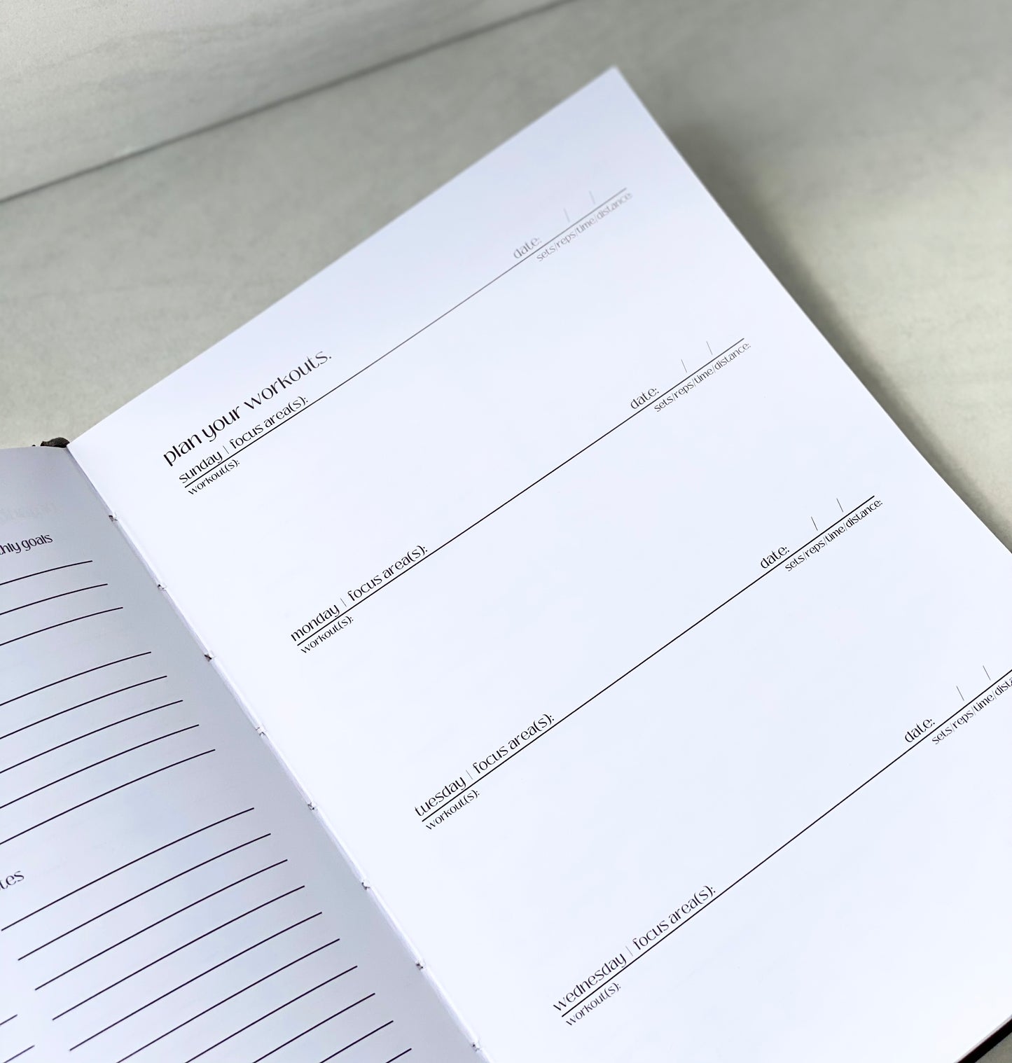 Sage Fitness Planner